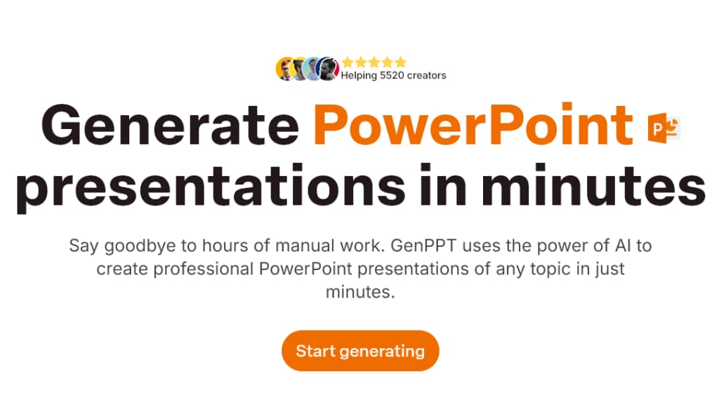 GenPPT - The Best AI Presentation Maker