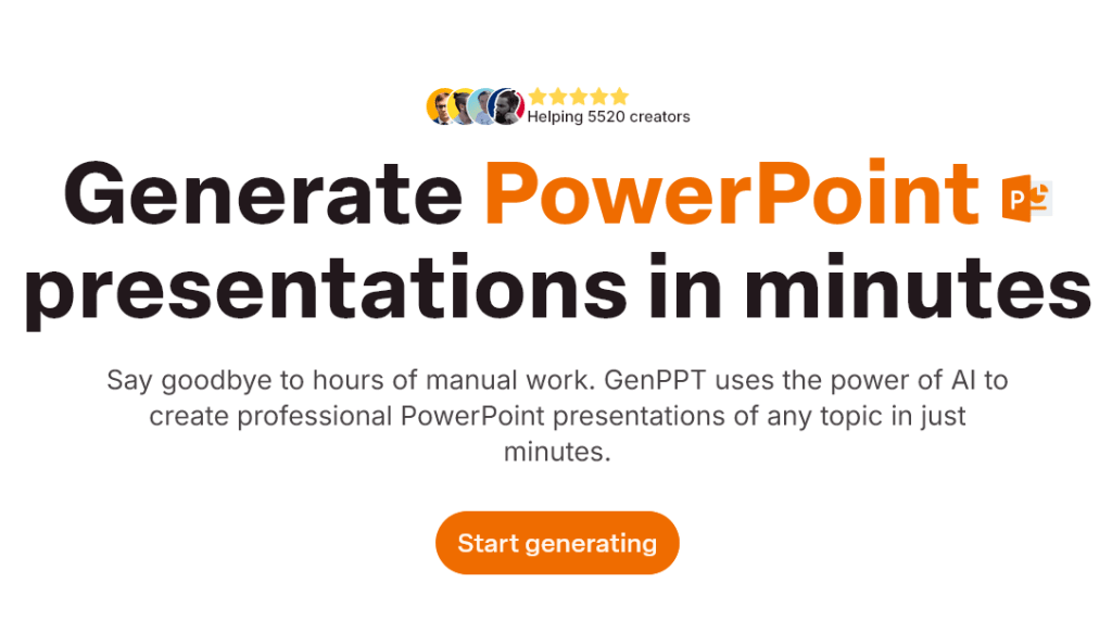 GenPPT - The Best AI Presentation Maker